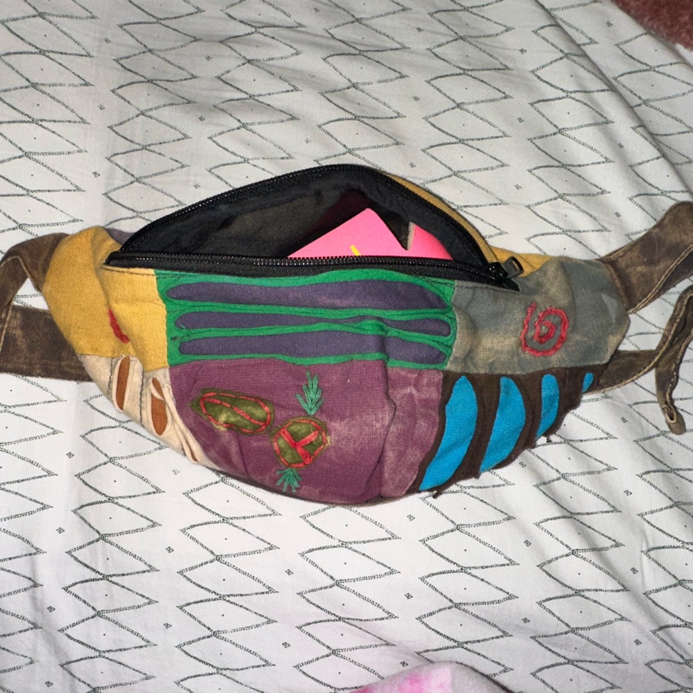 Colorful Patchwork Waist Bag